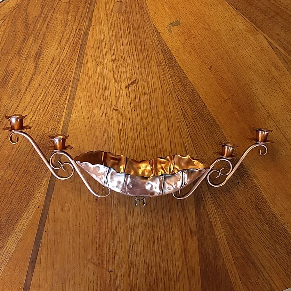 Copper Candleholder